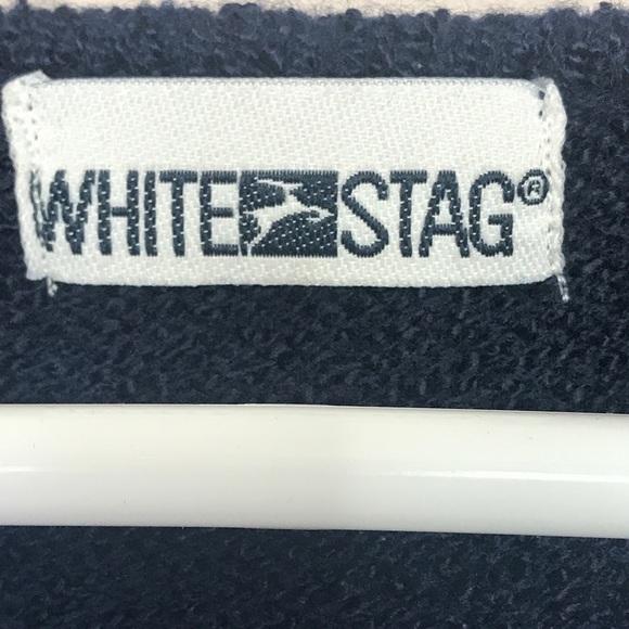 White Stag V Neck Pullover Sweater - Picture 3 of 5